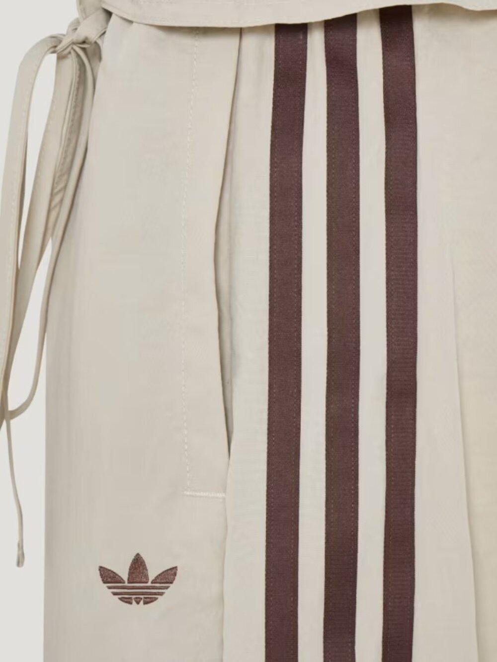 adidas originals women's beige 'curved pants' waistband detail BNWT size M, L - Picture 8 of 16
